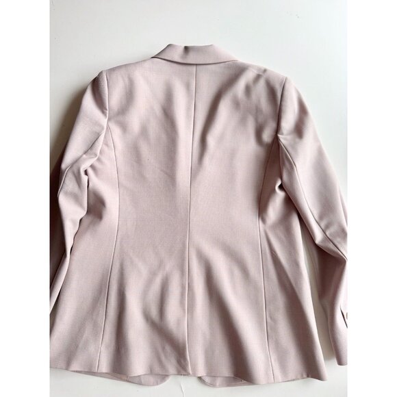 CLUB MONACO Borrem Pink Mauve Wool Blend Single Breasted Blazer, Size 12 - Picture 11 of 16